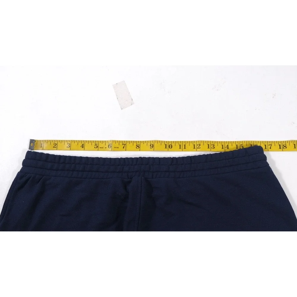 Quince Joggers Women L Navy SuperSoft Fleece Joggers Casual Drawstring Pockets